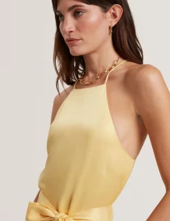 New Lobster Limited Jumpsuits & Playsuits|Festliche Kleidung<Jumpsuit mit Neckholder und Gürtel, weitem Bein