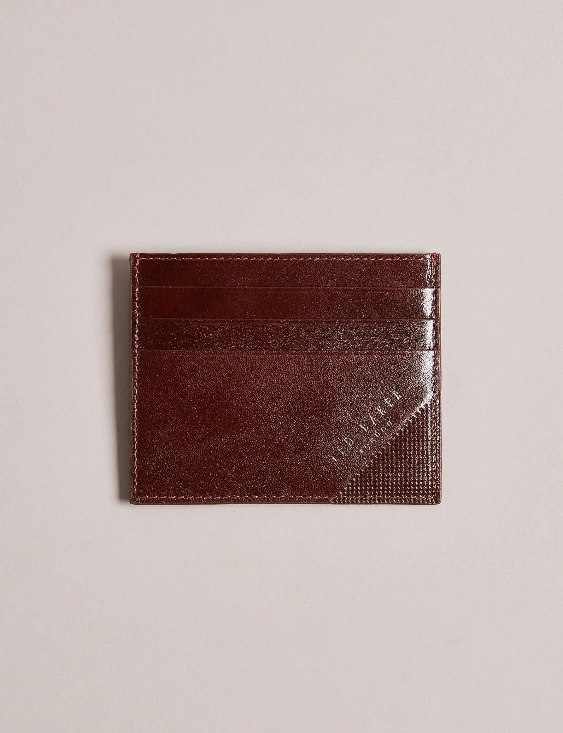 New Lobster Limited Arbeitskleidung|Sämtliches Zubehör<Kartenhalter aus kontrastierendem Leder mit geprägten Ecken
