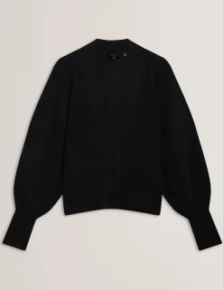 Damen New Lobster Limited Oberteile & Blusen|Luxusgeschenke Für Damen<Kastenförmiger Strickcardigan aus Merinowolle mit V-Ausschnitt
