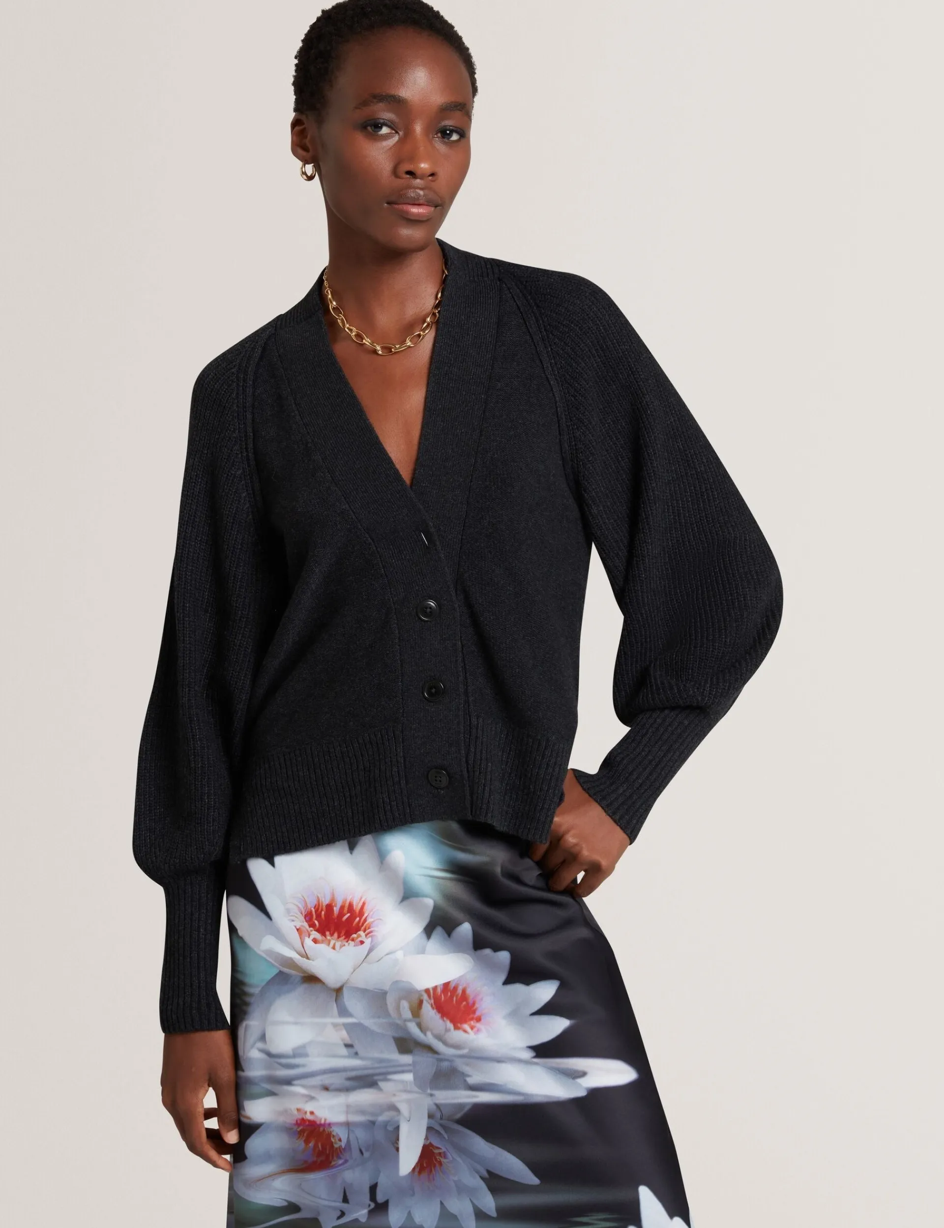 Damen New Lobster Limited Oberteile & Blusen|Luxusgeschenke Für Damen<Kastenförmiger Strickcardigan aus Merinowolle mit V-Ausschnitt