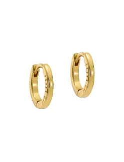 Damen Licensee Simon Harrison Damenschmuck|Sämtliches Zubehör<Kleine Creolen mit graviertem Logo