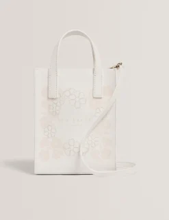 New Lobster Limited Tragetaschen|Icon & Signature Taschen<Kleine Tragetasche mit Blumenstickerei und Icon-Muster