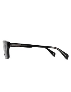 Licensee Mondottica Sonnenbrille|Sämtliches Zubehör<Klobige rechteckige Acetat-Sonnenbrille