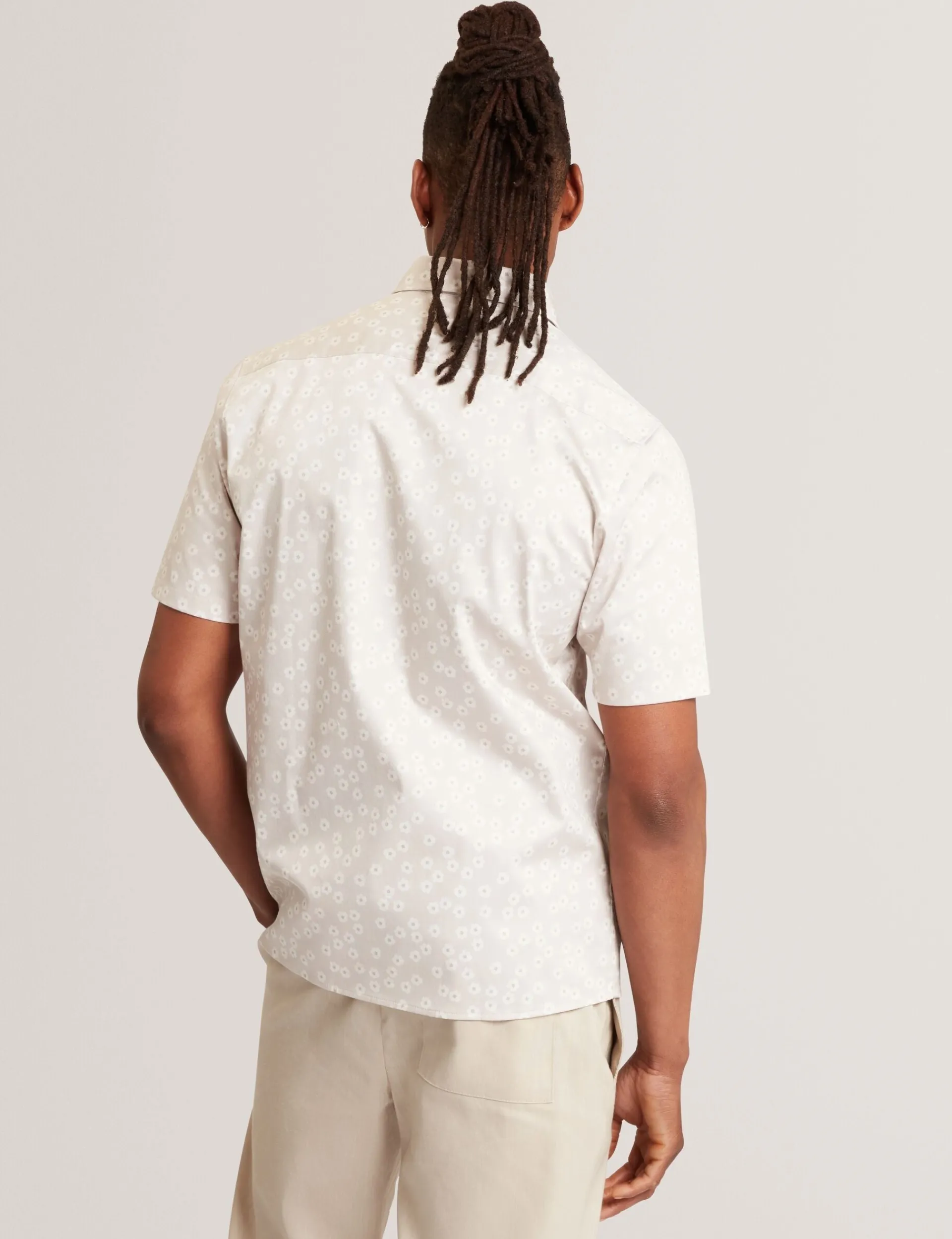 New Lobster Limited Shirts|Der Weihnachtsladen<Kurzarmhemd aus Baumwolle mit Mini-Blumenmuster