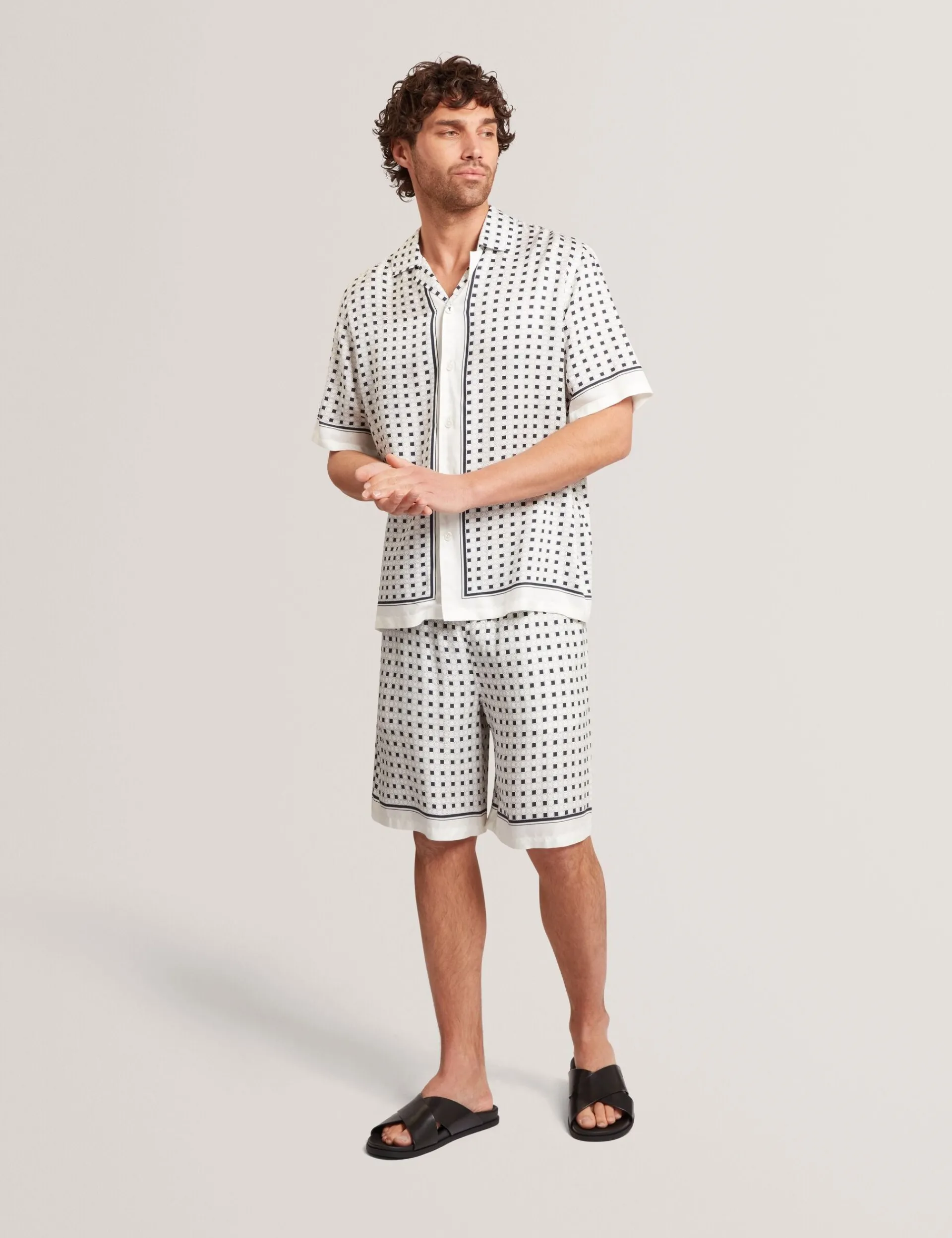 New Lobster Limited Shirts|Der Weihnachtsladen<Kurzarmhemd mit Bordürenprint