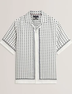 New Lobster Limited Shirts|Der Weihnachtsladen<Kurzarmhemd mit Bordürenprint
