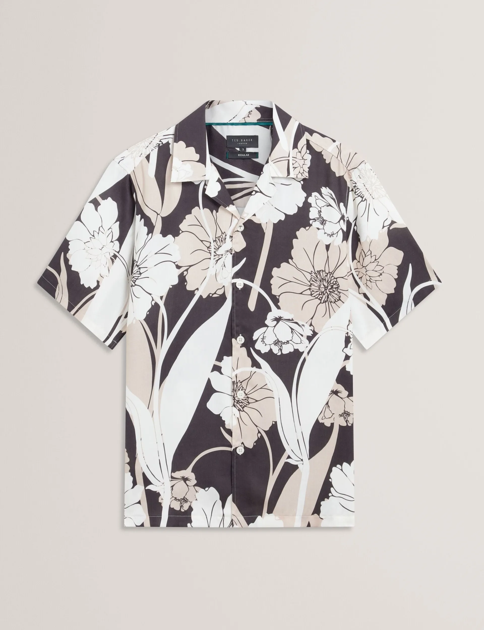 New Lobster Limited Shirts|Der Weihnachtsladen<Kurzarmhemd mit botanischem Print für den Resortbereich