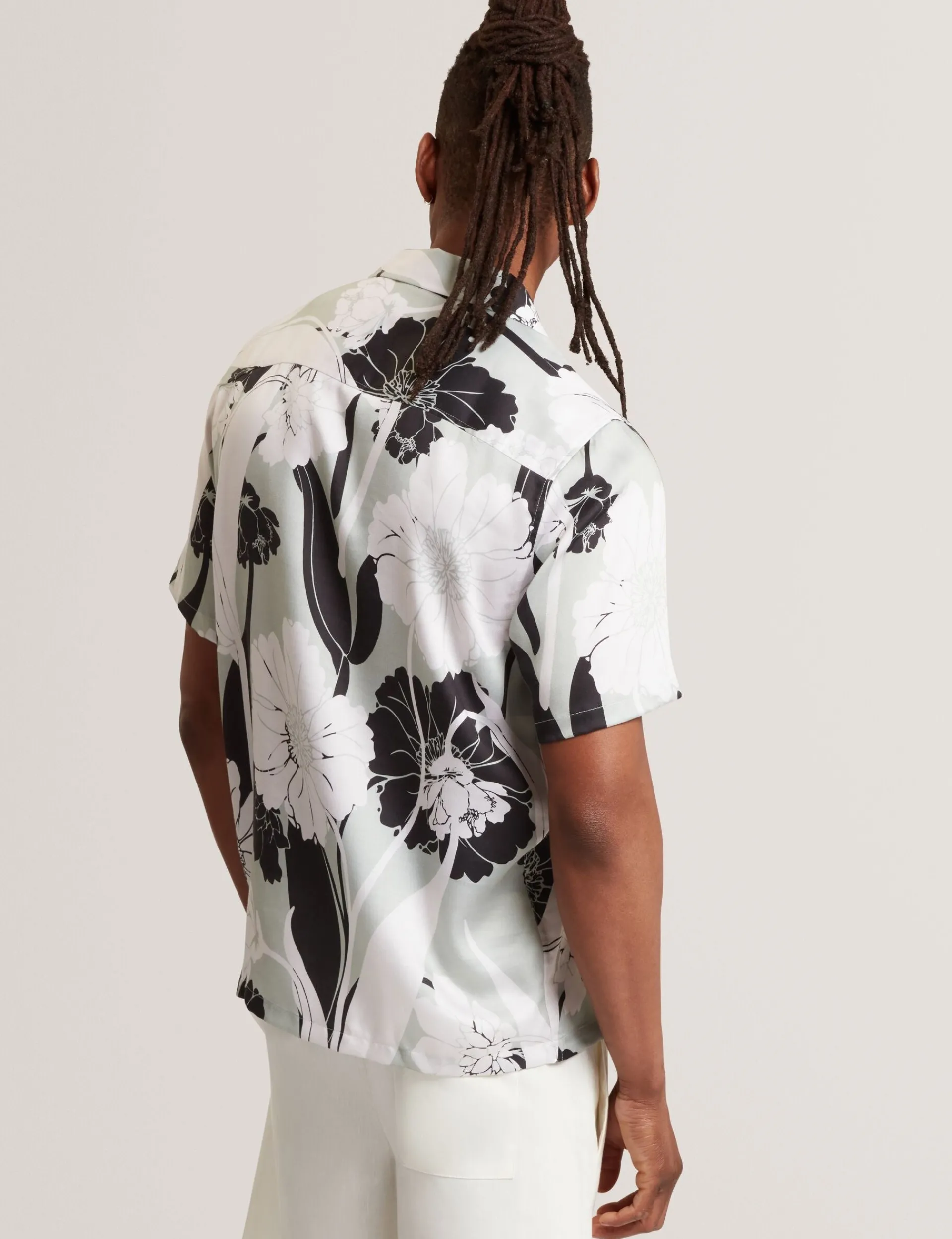 New Lobster Limited Shirts|Der Weihnachtsladen<Kurzarmhemd mit botanischem Print für den Resortbereich