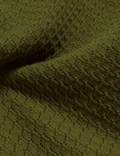 New Lobster Limited Der Weihnachtsladen|Pullover & Strickwaren<Kurzarmhemd mit Diamant-Häkelmuster