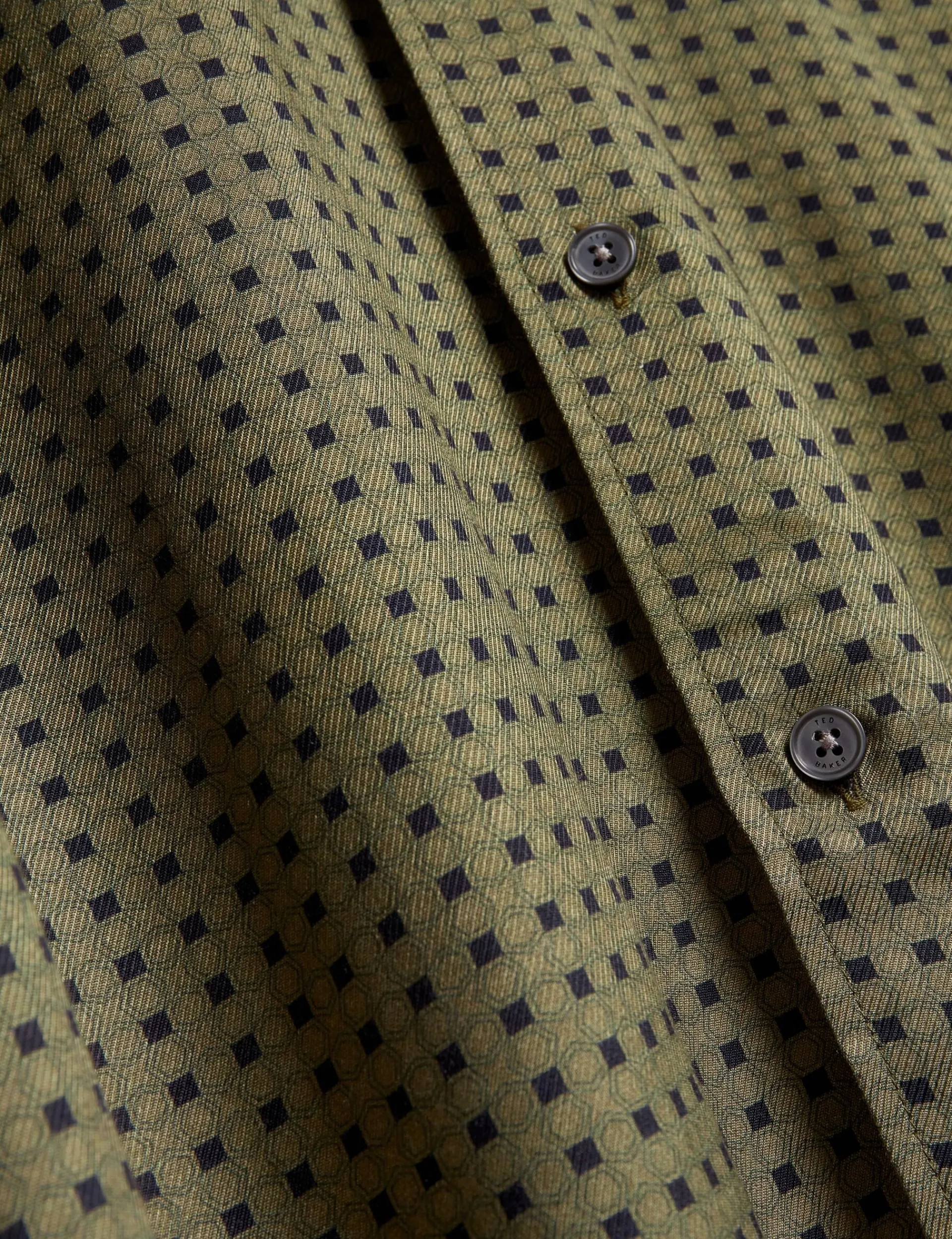 New Lobster Limited Shirts|Der Weihnachtsladen<Kurzarmhemd mit geometrischem Fliesenmuster