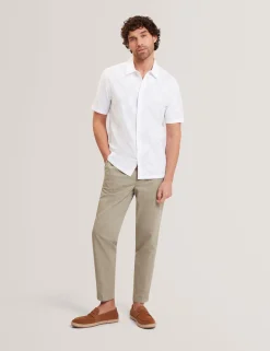 New Lobster Limited Shirts|Der Weihnachtsladen<Kurzarmhemd mit Jacquard-Blattstruktur