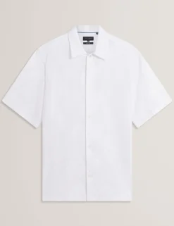 New Lobster Limited Shirts|Der Weihnachtsladen<Kurzarmhemd mit Jacquard-Blattstruktur