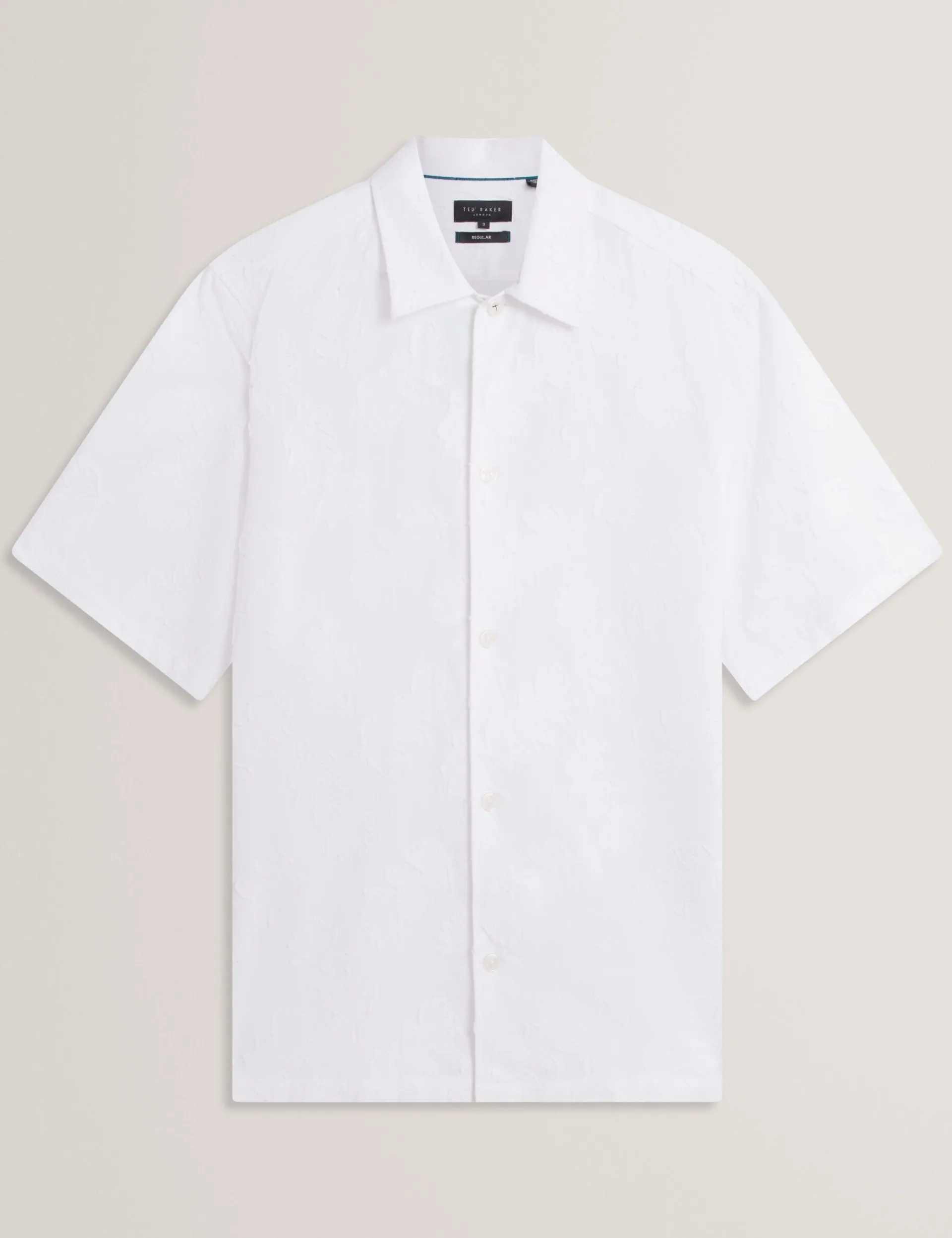 New Lobster Limited Shirts|Der Weihnachtsladen<Kurzarmhemd mit Jacquard-Blattstruktur