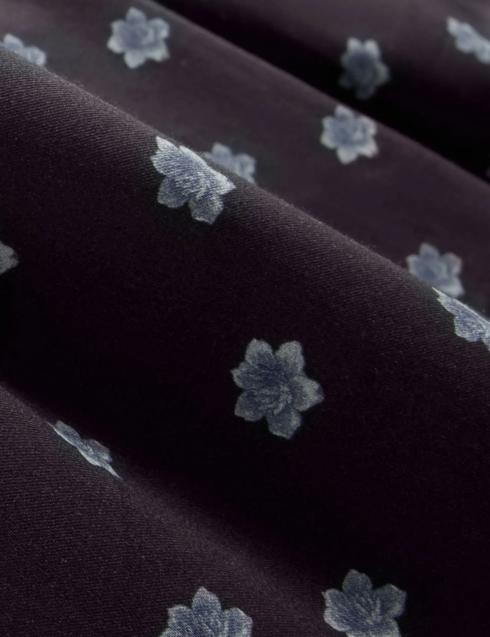 New Lobster Limited Breezy Blues Bearbeiten|Shirts<Kurzarmhemd mit Mini-Blumenmuster