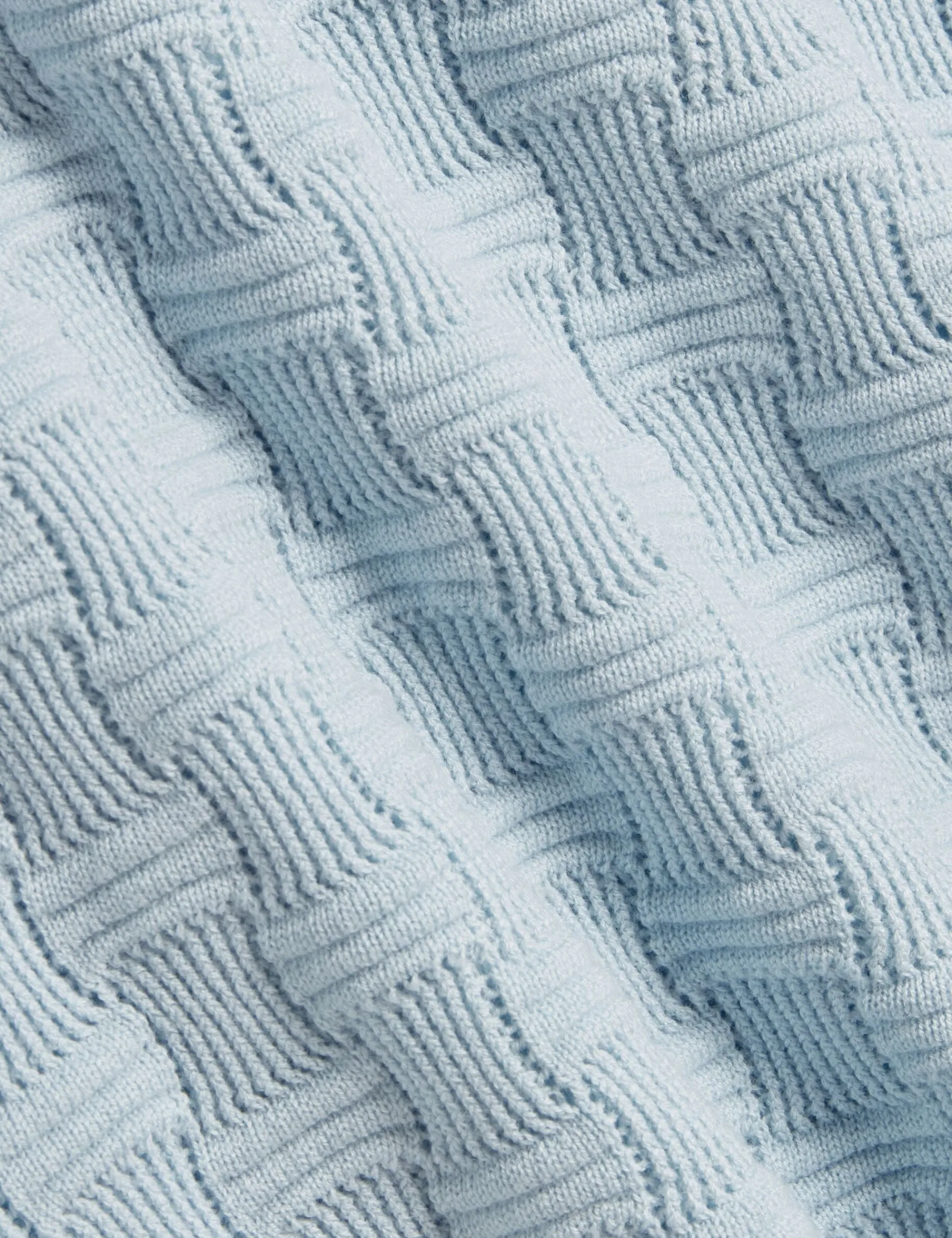 New Lobster Limited Oberteile & Blusen|Pullover & Strickjacken<Kurzarm-Top aus strukturiertem Strickmaterial aus Seidenmischgewebe