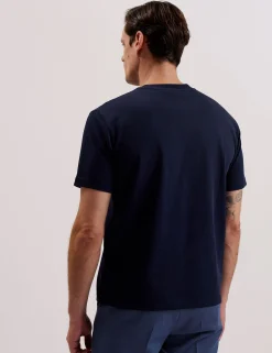 New Lobster Limited Der Weihnachtsladen|Breezy Blues Bearbeiten<Kurzarm-T-Shirt aus Baumwolle mit lockerer Passform