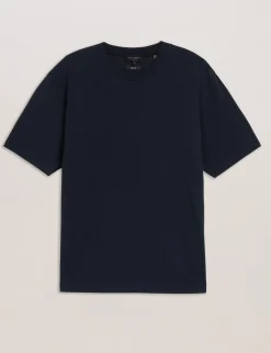 New Lobster Limited Der Weihnachtsladen|Breezy Blues Bearbeiten<Kurzarm-T-Shirt aus Baumwolle mit lockerer Passform