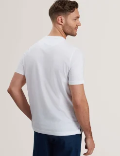 New Lobster Limited Der Weihnachtsladen|Breezy Blues Bearbeiten<Kurzarm-T-Shirt mit Box-Print und Grafik