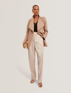 Damen New Lobster Limited Luxusgeschenke Für Damen|Mäntel Und Jacken<Kurzer Wollmantel mit Gürtel