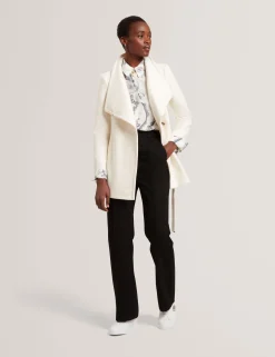 Damen New Lobster Limited Luxusgeschenke Für Damen|Mäntel Und Jacken<Kurzer Wollmantel mit Gürtel