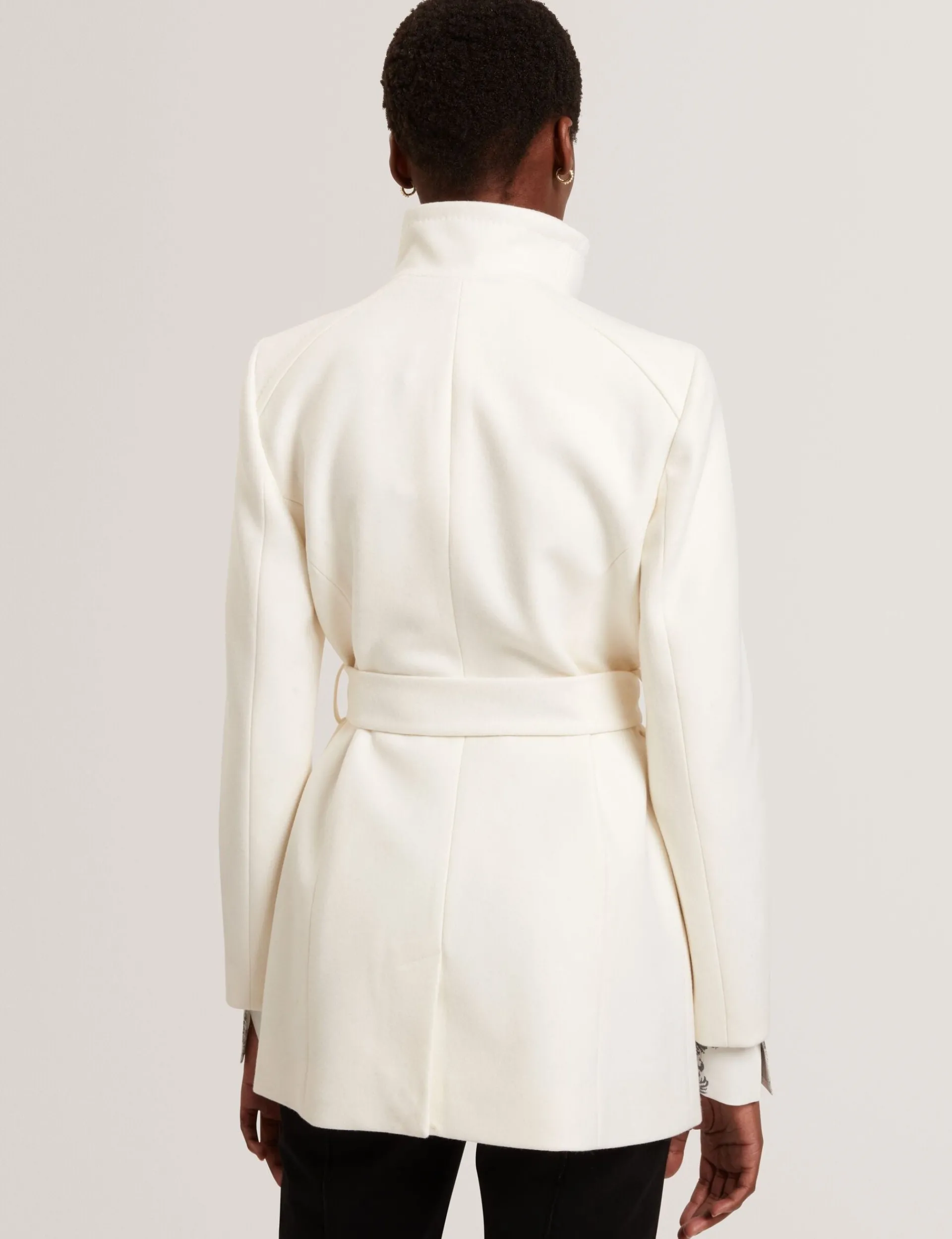 Damen New Lobster Limited Luxusgeschenke Für Damen|Mäntel Und Jacken<Kurzer Wollmantel mit Gürtel