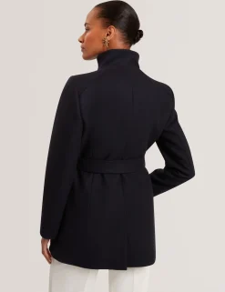 New Lobster Limited Mäntel Und Jacken|Arbeitskleidung<Kurzer Wollmantel mit Gürtel