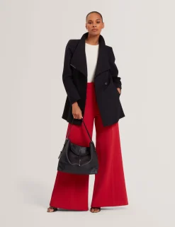 New Lobster Limited Mäntel Und Jacken|Arbeitskleidung<Kurzer Wollmantel mit Gürtel