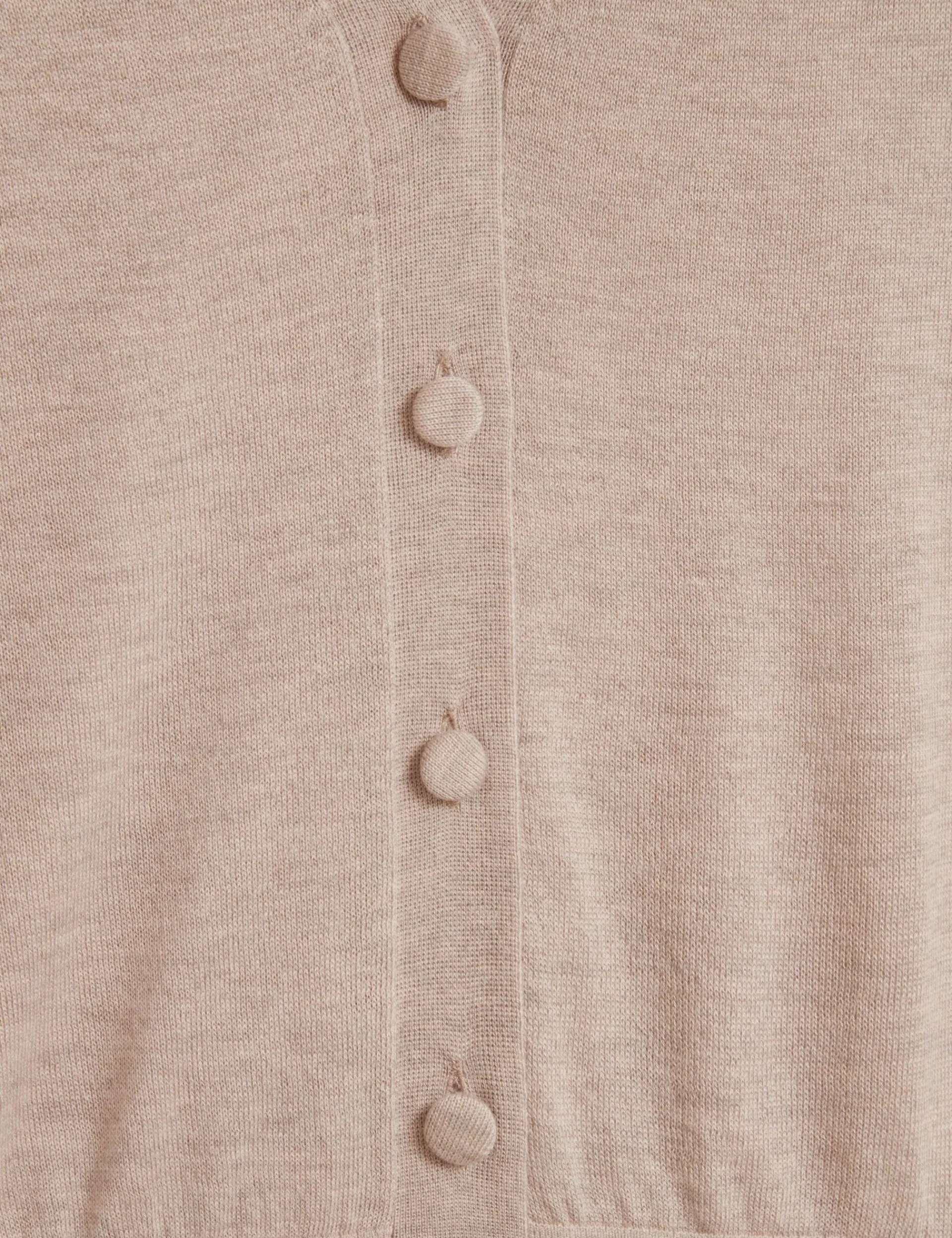 New Lobster Limited Oberteile & Blusen|Pullover & Strickjacken<Kurzärmelige Strickjacke aus Merinowolle