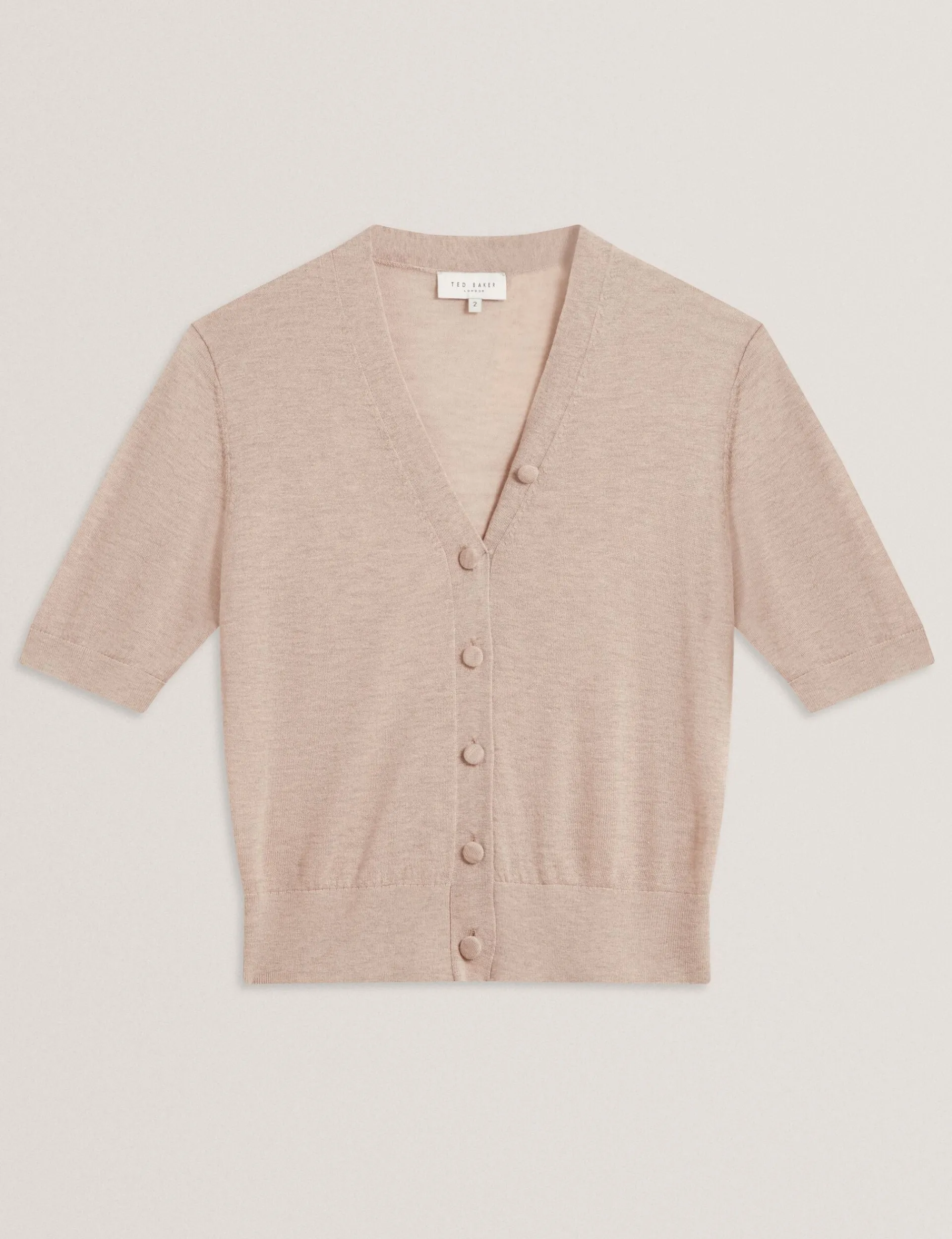 New Lobster Limited Oberteile & Blusen|Pullover & Strickjacken<Kurzärmelige Strickjacke aus Merinowolle