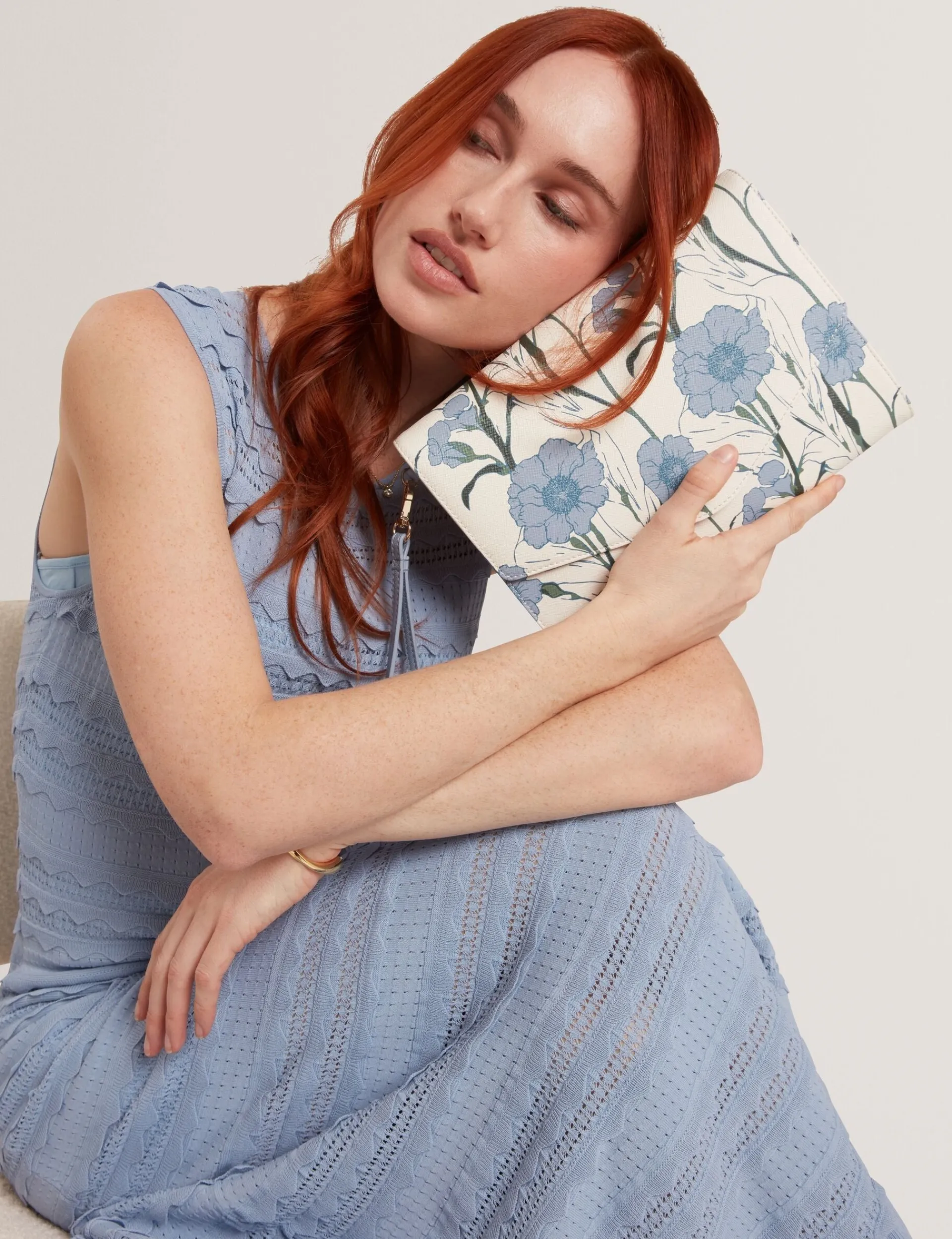 New Lobster Limited Clutch-Taschen|Neue Frühlingsblumen<Kuvert-Clutch mit Blumenmuster