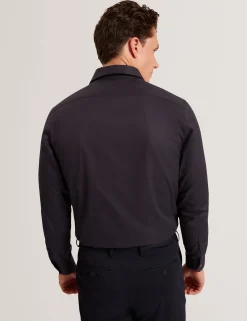 New Lobster Limited Shirts|Festliche Kleidung<Langarmhemd aus Baumwolle mit verdeckter Knopfleiste