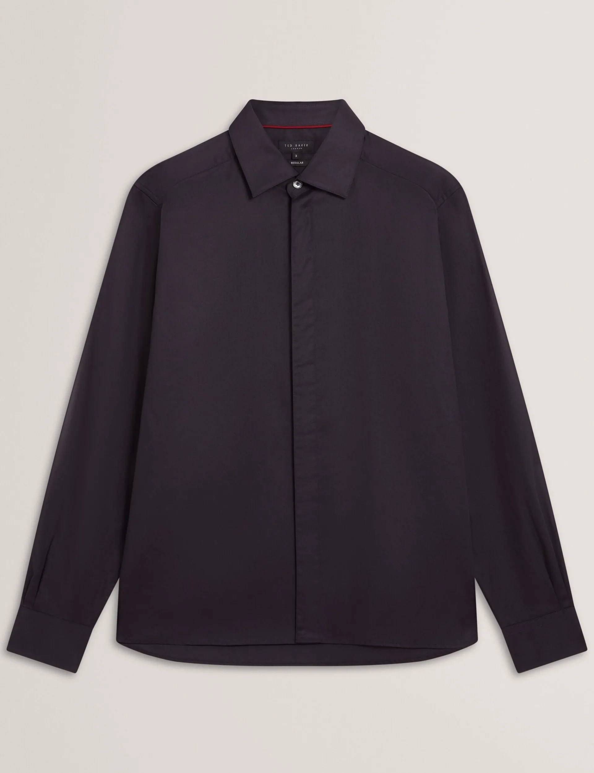 New Lobster Limited Shirts|Festliche Kleidung<Langarmhemd aus Baumwolle mit verdeckter Knopfleiste