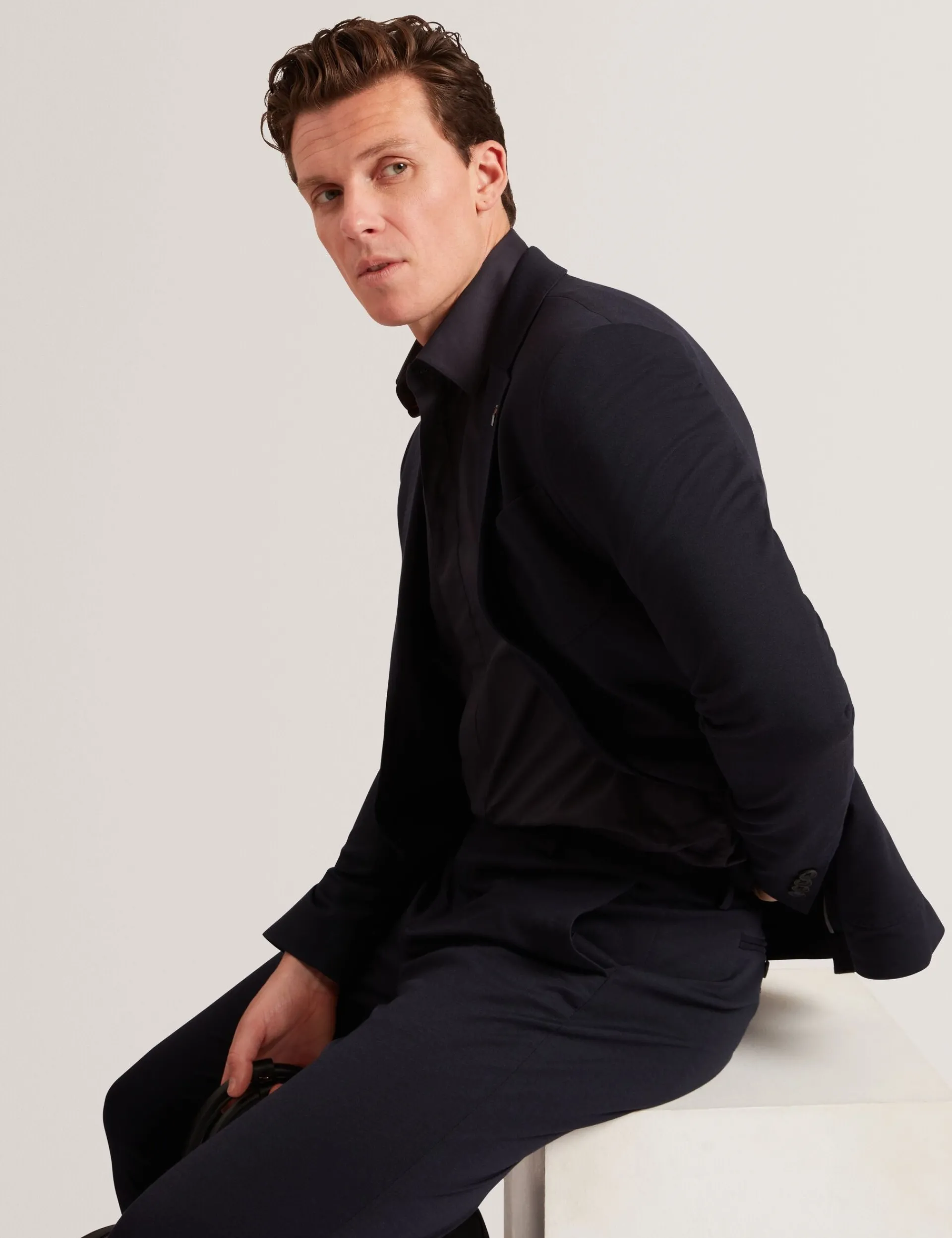 New Lobster Limited Shirts|Festliche Kleidung<Langarmhemd aus Baumwolle mit verdeckter Knopfleiste