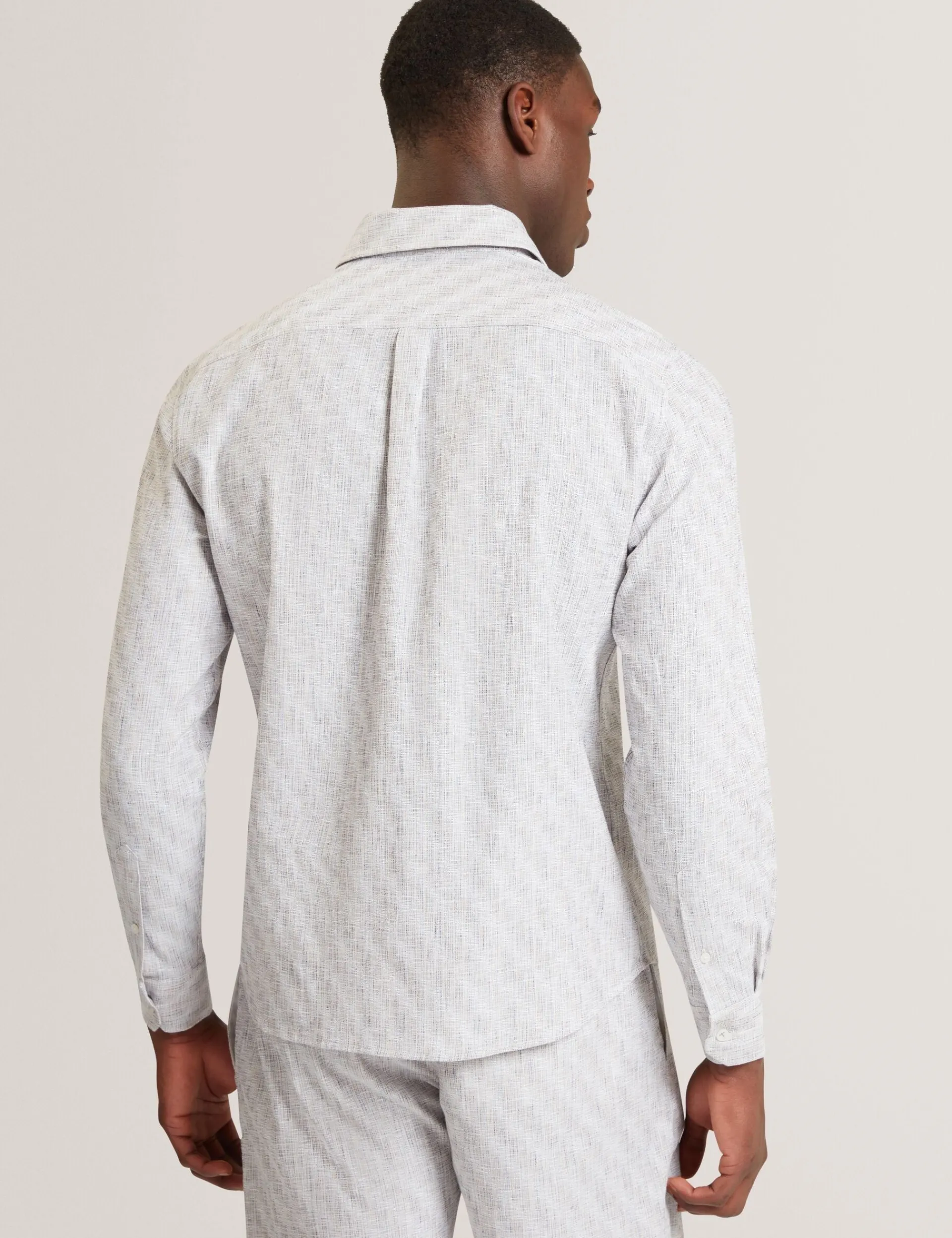 New Lobster Limited Shirts<Langarmhemd mit lässiger Grindle-Textur