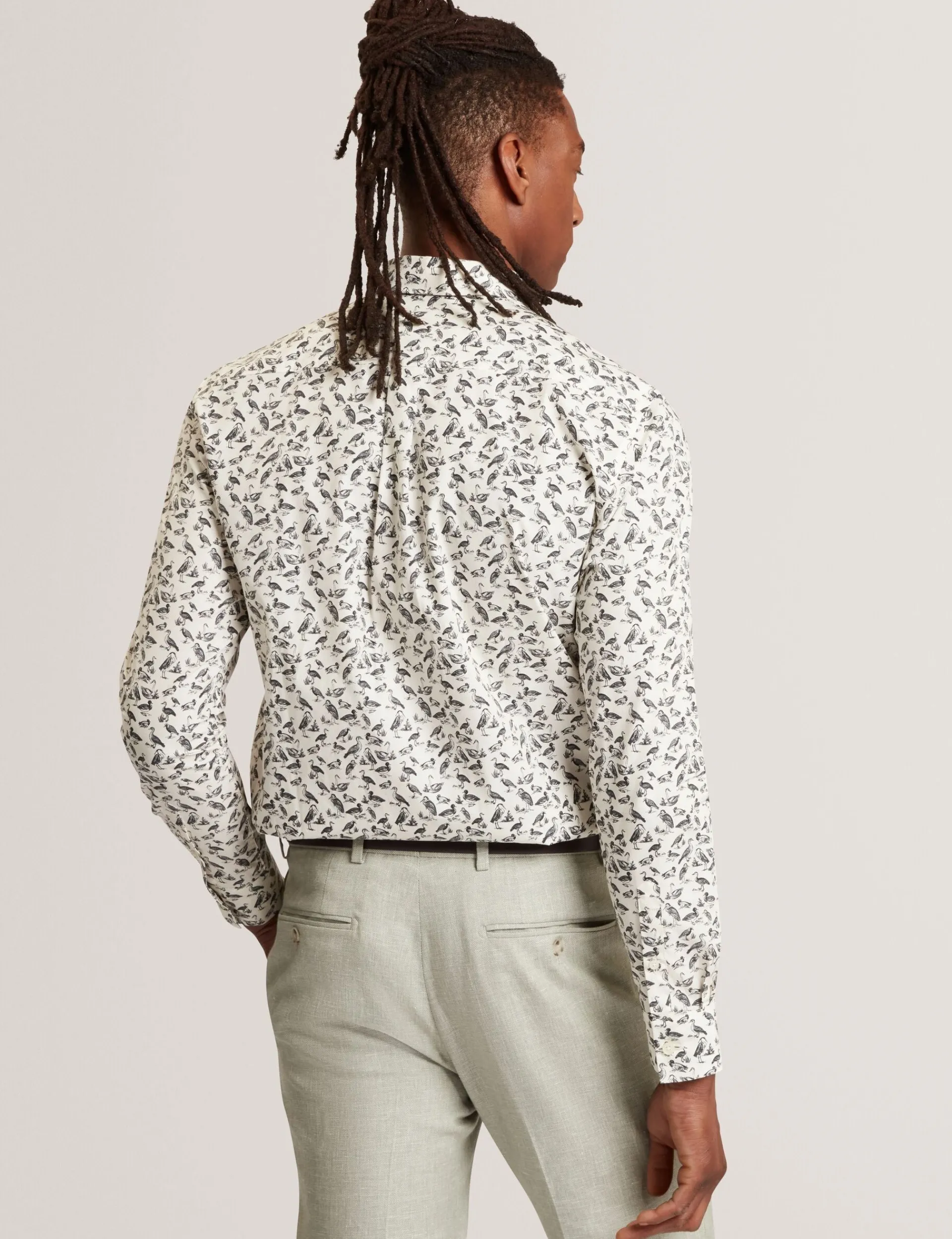 New Lobster Limited Shirts|Festliche Kleidung<Langarm-Oxfordhemd mit Entenmuster