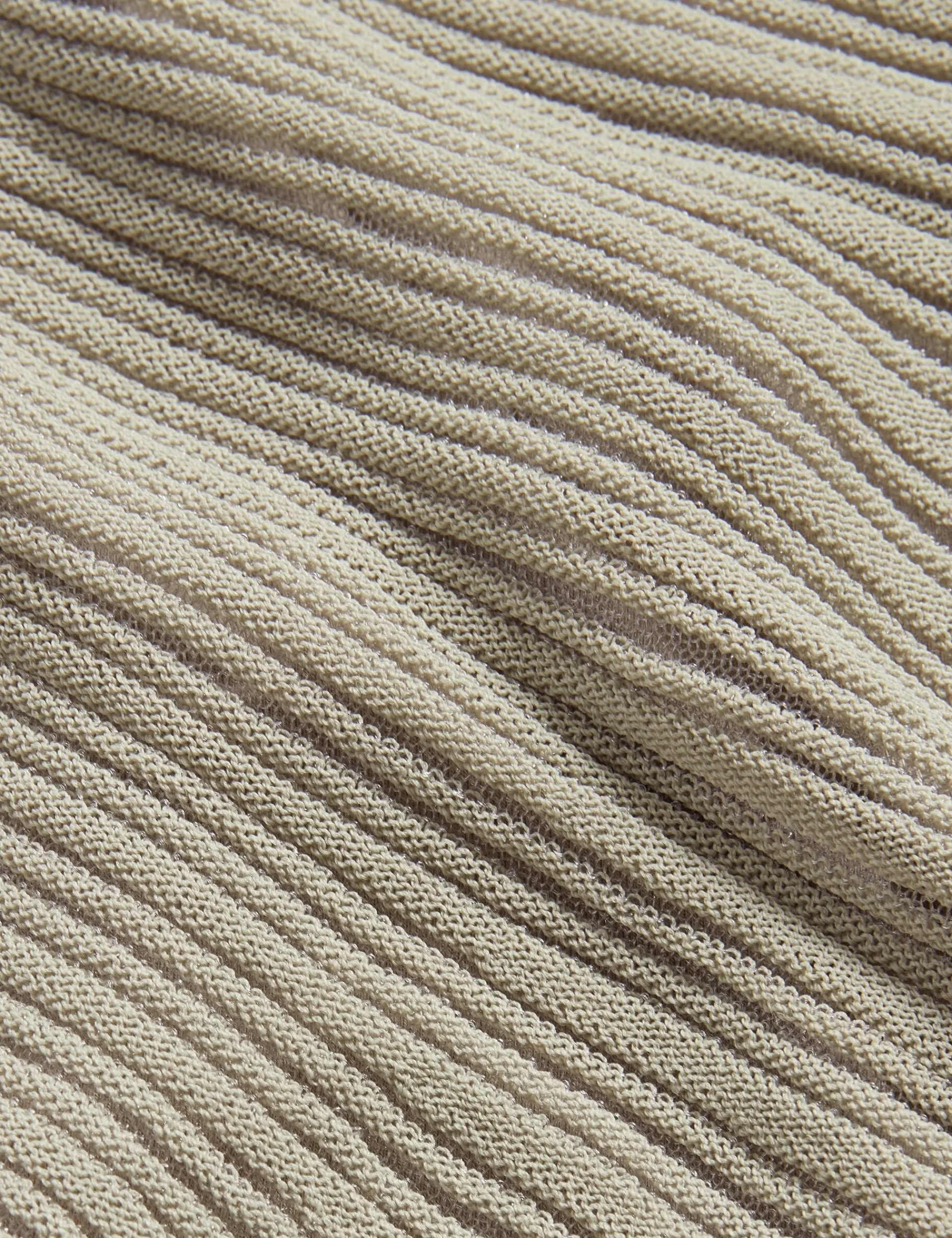 New Lobster Limited Oberteile & Blusen|Pullover & Strickjacken<Langarm-Strickoberteil mit transparenten Details