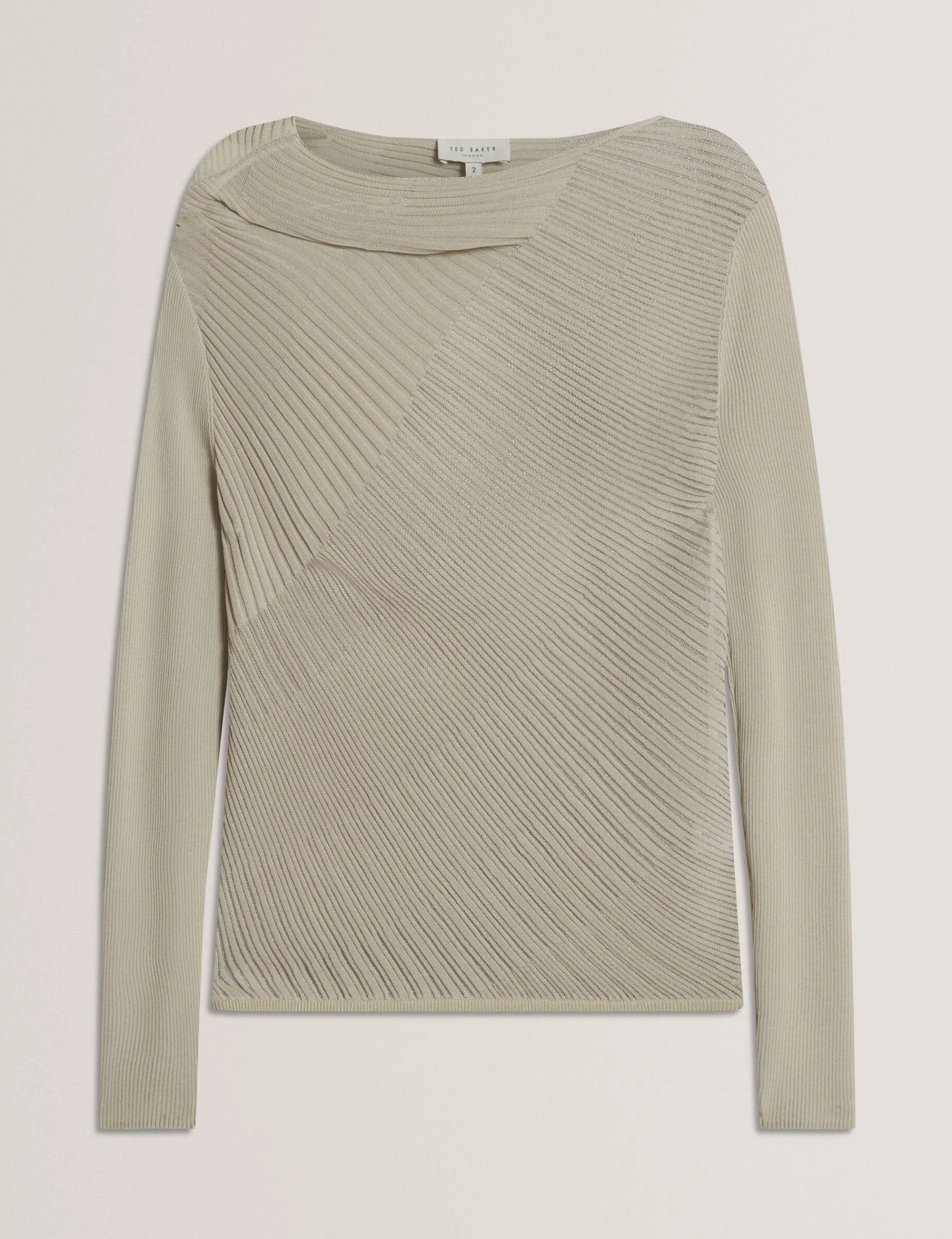 New Lobster Limited Oberteile & Blusen|Pullover & Strickjacken<Langarm-Strickoberteil mit transparenten Details