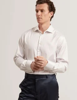 New Lobster Limited Shirts|Arbeitskleidung<Langärmeliges Hemd aus feiner Nadelstreifen-Baumwolle