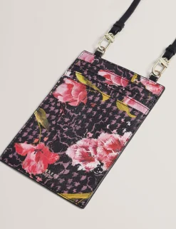 New Lobster Limited Geldbörsen & Kartenetuis|Der Weihnachtsladen<Lanyard mit Handy- und Kartenhalter mit Blumenmuster