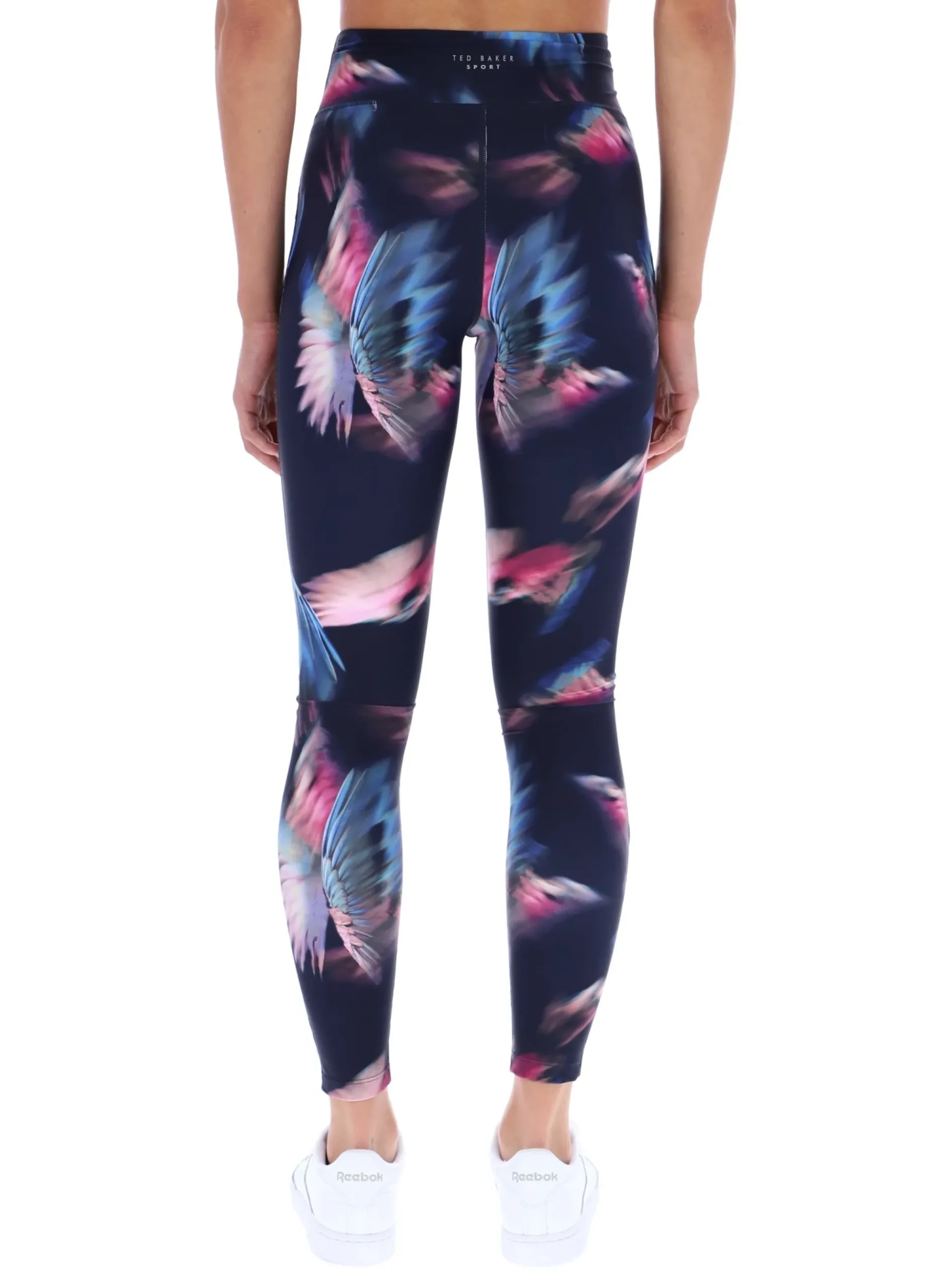 Licensee Batra Group Sportbekleidung<Leggings mit Federprint, schnelltrocknend, Laufleggings