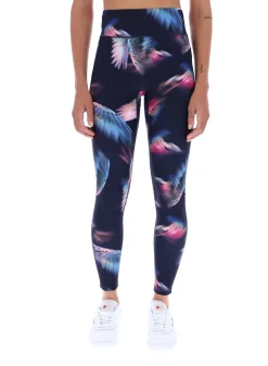 Licensee Batra Group Sportbekleidung<Leggings mit Federprint, schnelltrocknend, Laufleggings
