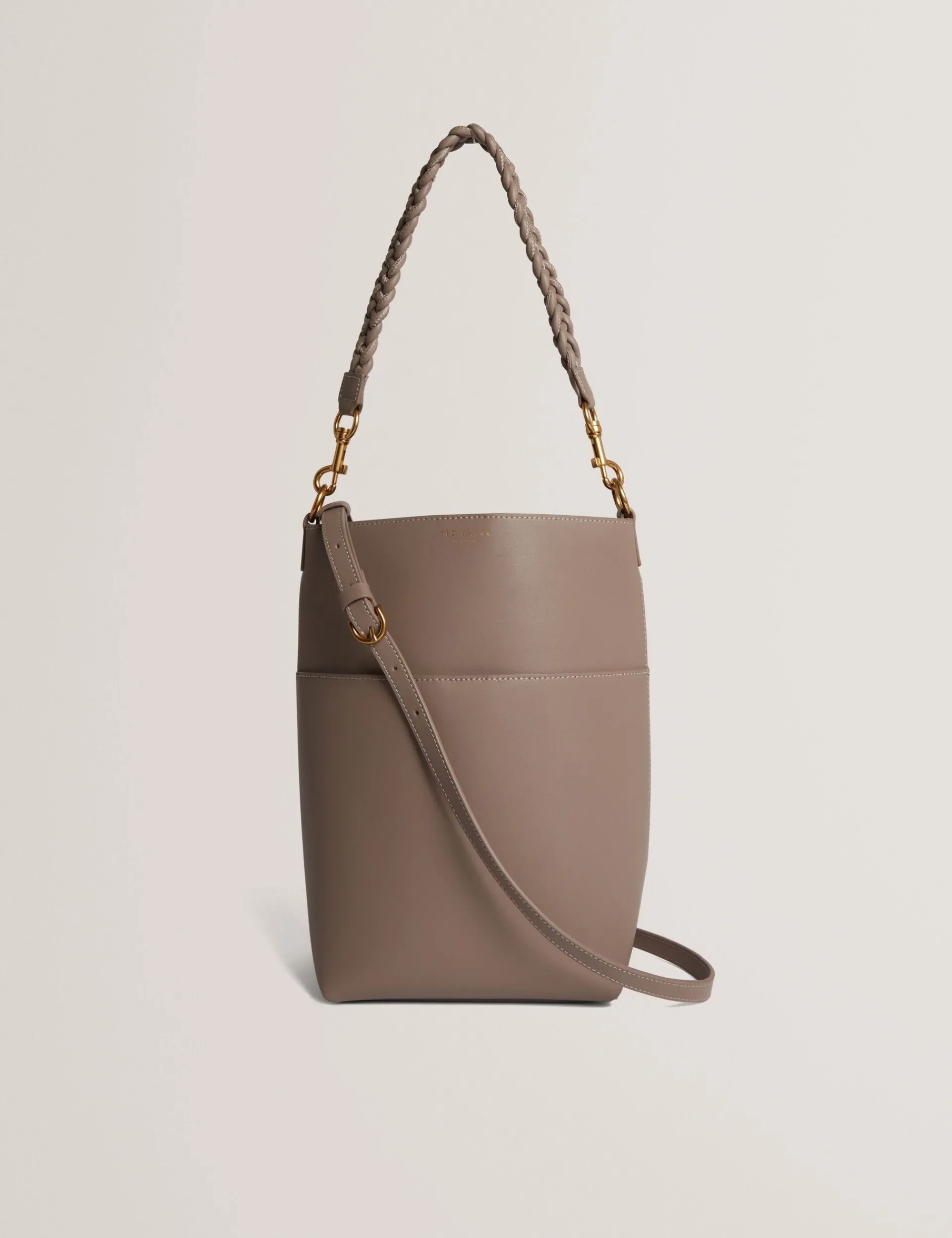 Damen New Lobster Limited Luxusgeschenke Für Damen<Längliche Leder-Beuteltasche mit geflochtenem Henkel