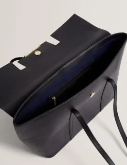 New Lobster Limited Schultertaschen|Arbeitskleidung<Längliche Shopper-Tasche aus Leder mit Überschlag
