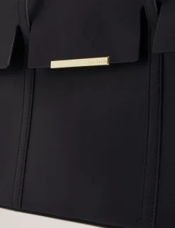 New Lobster Limited Schultertaschen|Arbeitskleidung<Längliche Shopper-Tasche aus Leder mit Überschlag