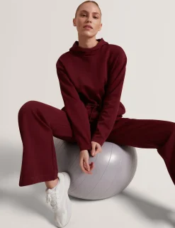 Licensee Batra Group Sportbekleidung<Longline-Sport-Hoodie mit Kordelzug in der Taille