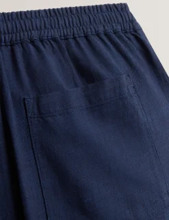 New Lobster Limited Breezy Blues Bearbeiten|Hosen & Chinos<Lässige Hose aus Leinenmischgewebe mit Gummizug