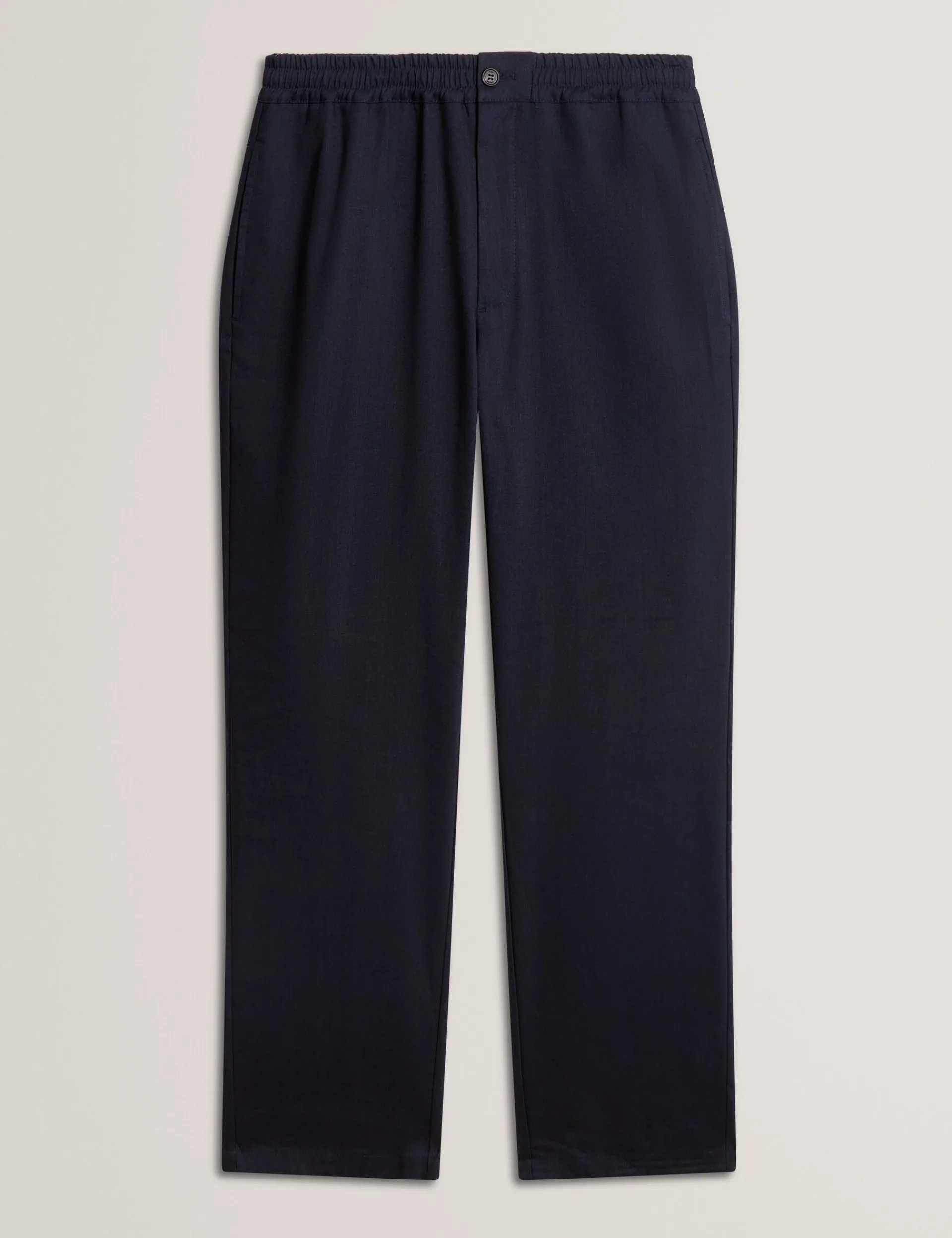 New Lobster Limited Breezy Blues Bearbeiten|Hosen & Chinos<Lässige Hose aus Leinenmischgewebe mit Gummizug