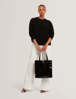 Damen New Lobster Limited Oberteile & Blusen|Luxusgeschenke Für Damen<Lässiger Pullover aus gebürsteter Alpakawolle