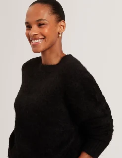 Damen New Lobster Limited Oberteile & Blusen|Luxusgeschenke Für Damen<Lässiger Pullover aus gebürsteter Alpakawolle