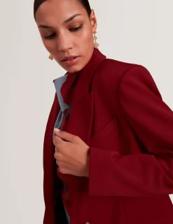 New Lobster Limited Anzüge & Zweiteiler|Mäntel Und Jacken<Lässiger, taillierter Blazer aus Wollmischung